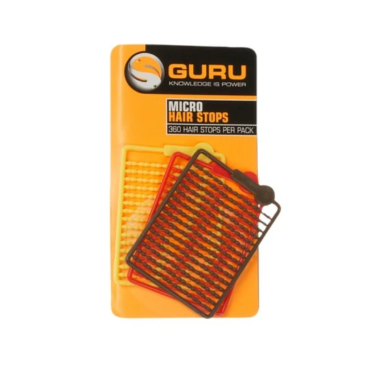 GURU Micro Hair Stops - Red, Brown, Yellow 1 GURU Micro Hair Stops - Red, Brown, Yellow