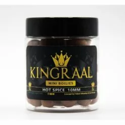 KINGRAAL Mini Boilies Hot Spice 10mm 50gr -Aas en Voer Winkel kingraal mini boilies hot spice 10mm 50gr km56 hookbaits 2