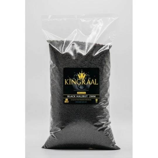 KINGRAAL Pellets Black Halibut 2mm - 2kg 3 KINGRAAL Pellets Black Halibut 2mm - 2kg - Afbeelding 3
