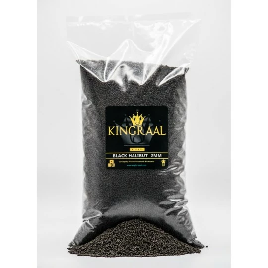 KINGRAAL Pellets Black Halibut 2mm - 2kg 1 KINGRAAL Pellets Black Halibut 2mm - 2kg