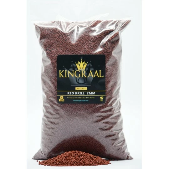 KINGRAAL Pellets Red Krill 2mm - 2kg 1 KINGRAAL Pellets Red Krill 2mm - 2kg