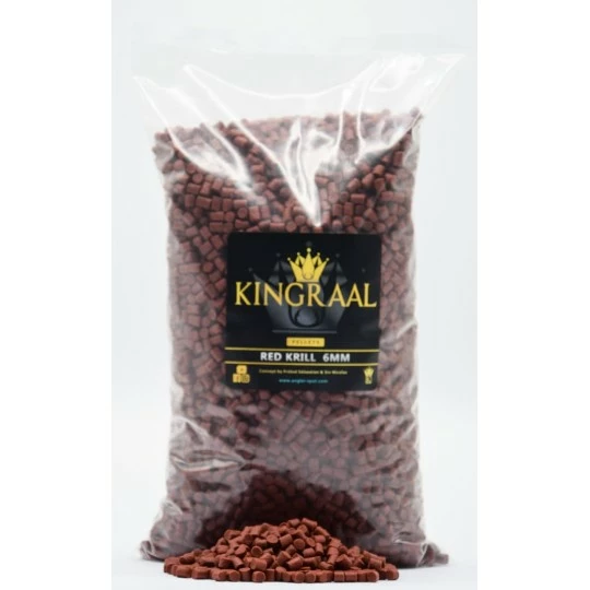 KINGRAAL Pellets Red Krill 6mm - 2kg 1 KINGRAAL Pellets Red Krill 6mm - 2kg