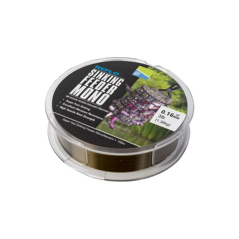 PRESTON INNOVATIONS PRESTON Reflo Sinking Feeder Mono / 150m 2 PRESTON INNOVATIONS PRESTON Reflo Sinking Feeder Mono / 150m - Afbeelding 2