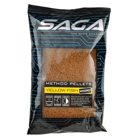 SPRO SAGA Method Micro Pellets Yellow Fish / 700gr 1 SPRO SAGA Method Micro Pellets Yellow Fish / 700gr
